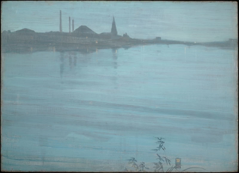 Ames McNeill Whistler - Notturno in blu e argento, Fogg Art Museum, Harvard University, Cambridge